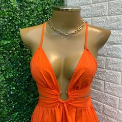 Vestido laranja longo Shein TAM: PP - comprar online