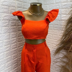 Conjunto laranja escuro com bojo TAM: M - loja online