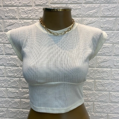 Cropped off white TAM: M