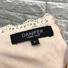 Vestido rosinha com renda Danifer Tam: P - Brechó Versátil Santo André