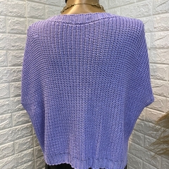 Blusinha lilás de tricot TAM: M na internet