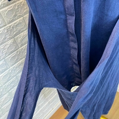 Vestido azul com amarração Lelis Blanc TAM: 42 - comprar online