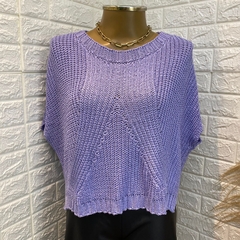 Blusinha lilás de tricot TAM: M - comprar online