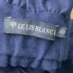 Shorts azul de camurça Lelis Blanc TAM: 40 - Brechó Versátil Santo André