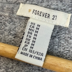 Blusa de lã cinza Forever21 TAM: M - Brechó Versátil Santo André