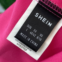 Vestido rosa pink Shein TAM: G na internet