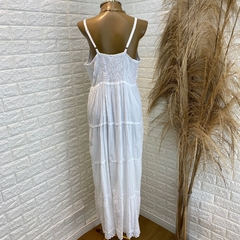 Vestido branco longo TAM: GG - comprar online