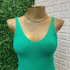 Cropped verde de alcinha TAM: M - comprar online