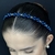 Porta Coque Bailarina Ballet Enfeite de cabelo Cristais azul