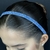 Porta Coque Bailarina Ballet Enfeite de cabelo strass Azul