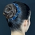 Porta Coque Bailarina Ballet Enfeite de cabelo Azul royal