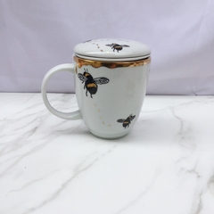 Caneca Infusora Coleção abelhas