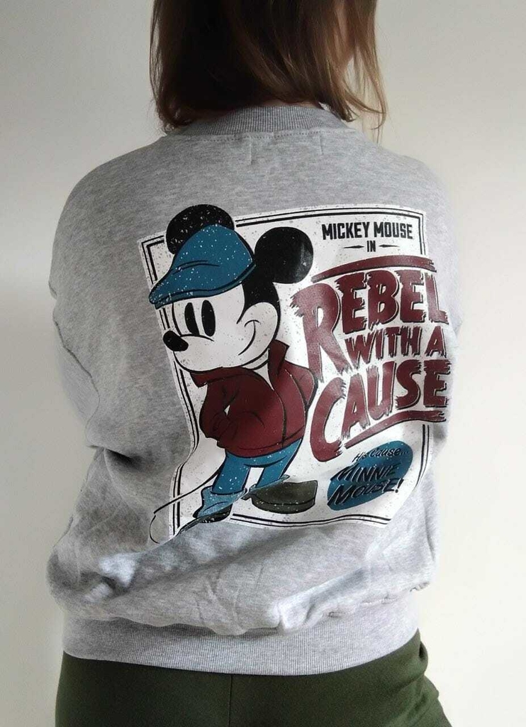 Rebel hoodie shop mickey mouse