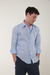 Camisa Celeste 100% Lino - comprar online