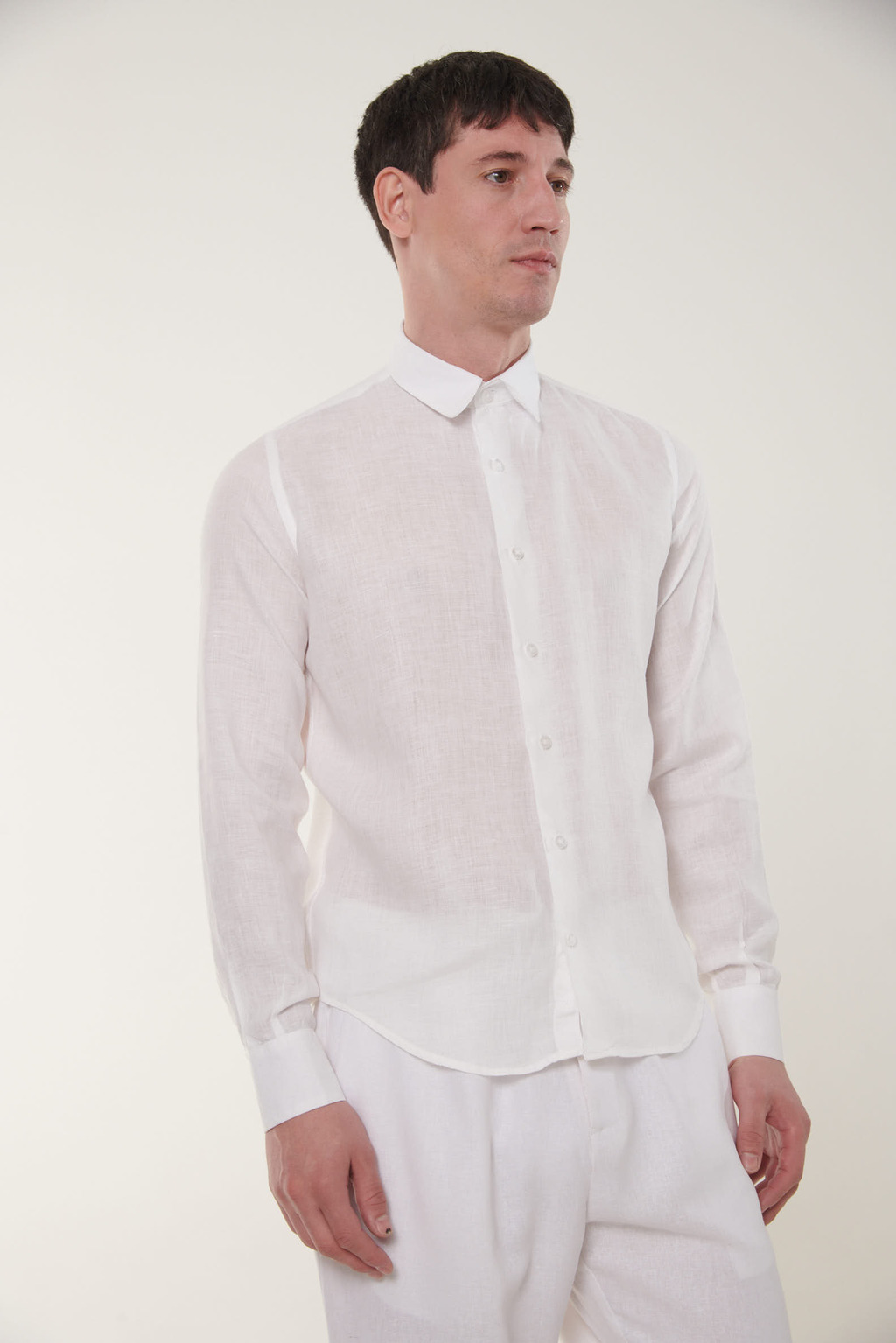 Camisa Blanca 100% Lino - Comprar en MANCINI