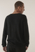 Sweater Cuello Redondo Negro - tienda online