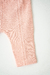 Pantalón Ines rosa y beige modal con frisa