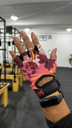 Guantes Fitness flores