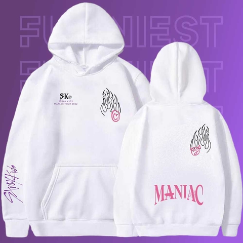 Moletom Stray Kids Maniac Tour Loja Funniest