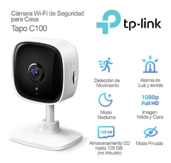 Camara de Seguridad Tp-Link Tapo C100 1080p Wi-Fi MicroSD