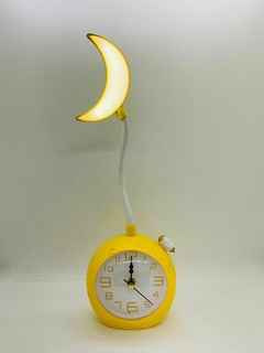 LAMPARA LUNA C/ RELOJ DESPERTADOR