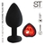 ST PLUG DE SILICONA RED LARGE - BY17-155