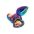 BUT PLUG RAINBOW HEART LARGUE - M003-L