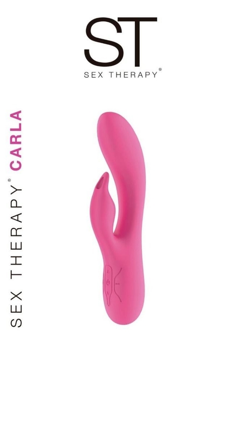 BUT VIBRADOR DOBLE ESTIMULACIÓN RECARGABLE CARLA SW003