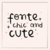 Fonte "Chic and Cute"