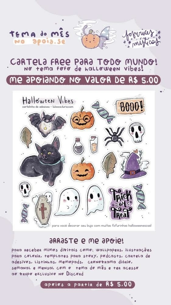 Outubro de 2020 - Halloween - ☆ Luloojinha ☆