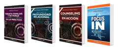 Combo 4: Terapia Familiar Y De Pareja + Profundidad Relacional + Counseling En Acción + Focus In