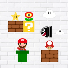 Festa Super Mario Bros a partir de: - Festerice de mãe