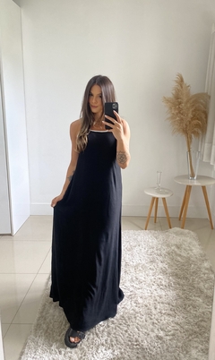 VESTIDO LEME PRETO E BRANCO