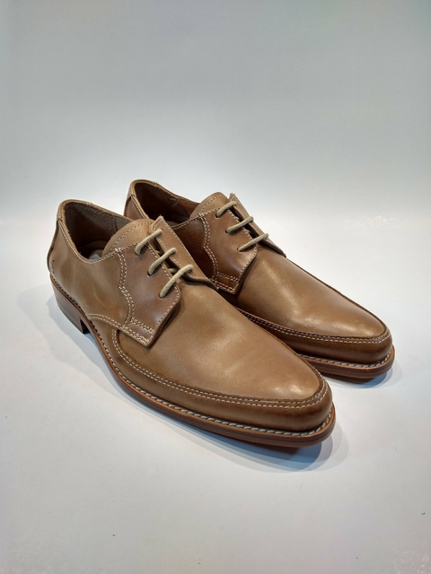 Zapatos de Cuero Encerado - Hombre