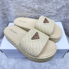 Chinelo Prada Palha Feminino