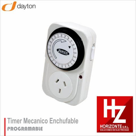Timer Mecanico Programable Enchufable