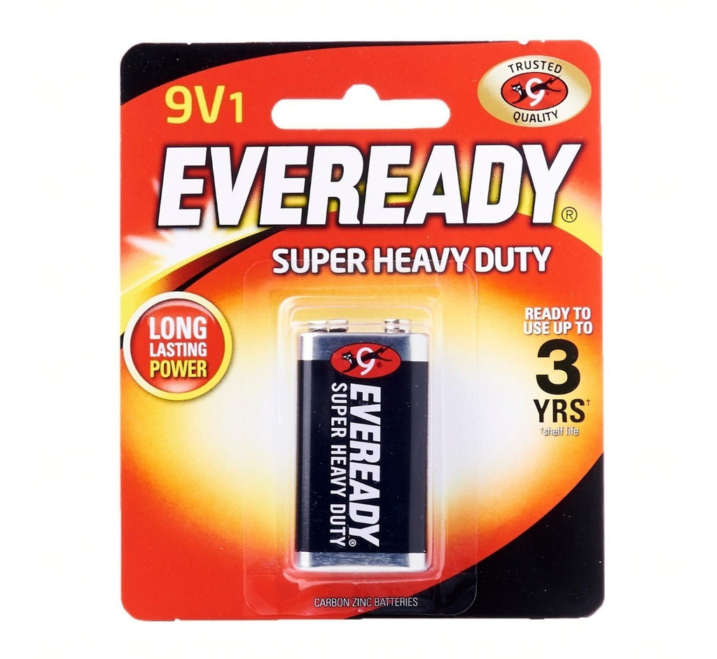 Bateria 9V Eveready x 1 - Dc electronica tucuman