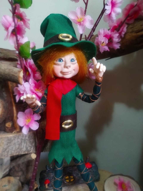 Duende Leprechaum Decorativo para Presente.