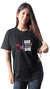 Remera mom wine negra adultos - comprar online