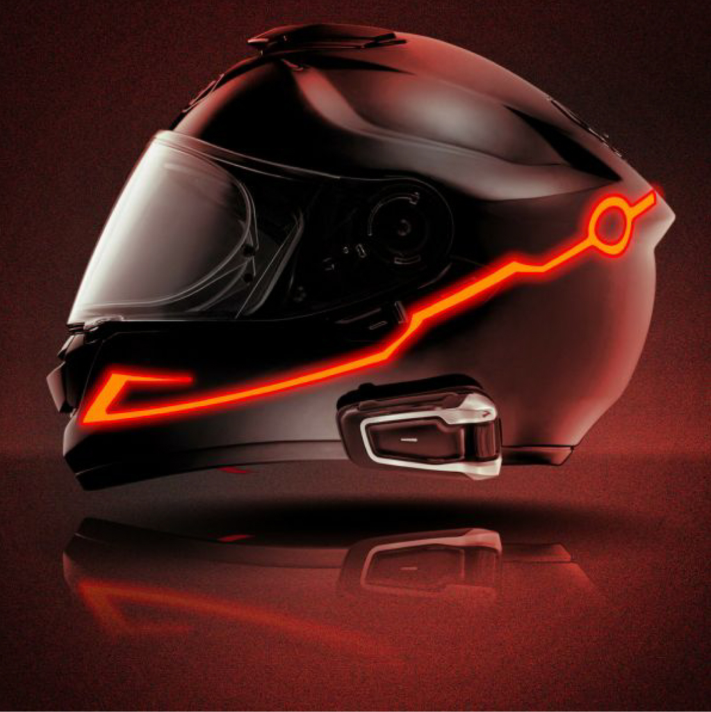 Combo Cinta De Led Para Casco De Motos Red Elastica Motos