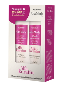 Promo Shampoo + Acondicionador Alfa Keratin x 600 ml - Alta Moda