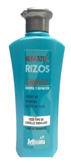 Keratotal Rizos Shampoo Cabellos Ondulados x 270 ml - Bellíssima