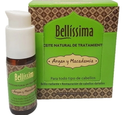 Argán y Macadamia Aceite Natural de Tratamiento x 30 ml - Bellíssima