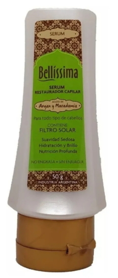 Argán y Macadamia Serum sin Enjuague x 50 g - Bellíssima