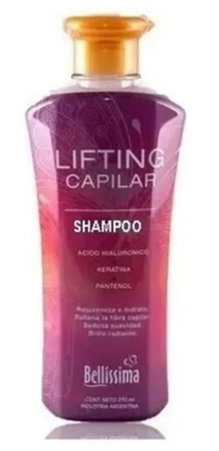 Lifting Capilar (con Acido Hialurónico) Shampoo x 270 ml - Bellíssima