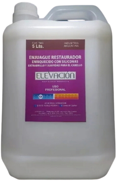 Crema de Enjuague con Siliconas - Extra Brillo y Suavidad x 5000 ml - Elevación