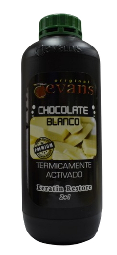 Alisado Chocolate Blanco Forte x 1000 cc - Evans