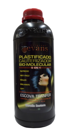 Combo 1 Botox Proteína de Arroz y Melito de Rosas x 1000 cc + 1 Alisado Liss & Color Preto x 1000 cc + 1 Plastificado Cauterizador Bio - Molecular x 1000 cc - Evans - DISTRIBUIDORA COQUETISIMA´S