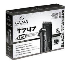 Pack Máquina de Corte + Trimmer Black Titanium T747 x 1 unid - Ga.ma