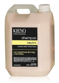 Combo 1 Shampoo Neutro Restaurador Keratínico x 5000 cc + 1 Acondicionador Restaurador Instantáneo x 5000 cc - Kleno - comprar online